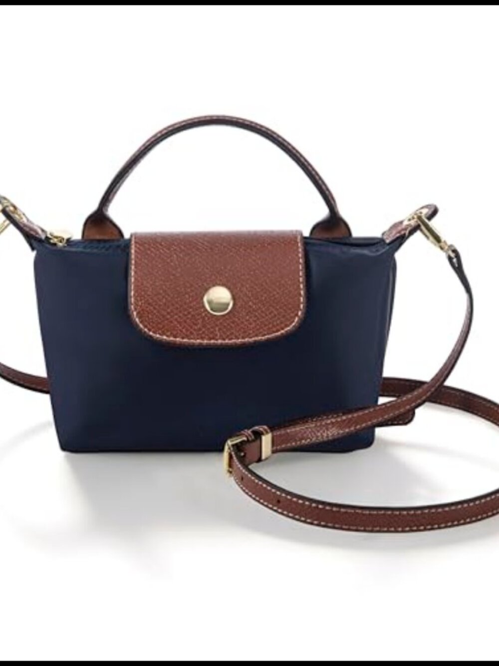 Mini Crossbody Bag Waterproof Nylon Adjustable Strap Shoulder Handbag